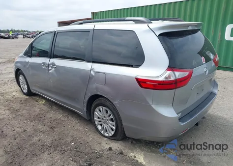 2016 Toyota Sienna Xle 8 Passenger from USA, damaged, VIN 5TDYK3DC5GS707637